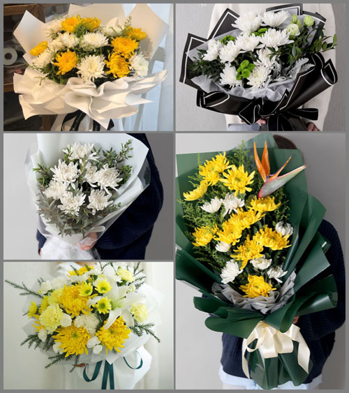 山西长治郊区故县街道白事花束代送